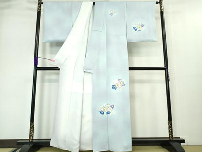 平和屋本店●極上 染色作家 小倉淳史 訪問着 辻が花 暈し染め 大丸扱い 逸品 DZAA5021kh5
