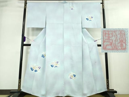 平和屋本店●極上 染色作家 小倉淳史 訪問着 辻が花 暈し染め 大丸扱い 逸品 DZAA5021kh5
