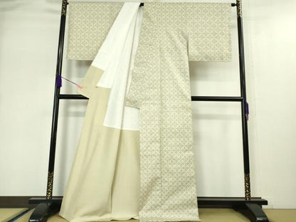 平和屋本店●最高級　人間国宝　北村武資　経錦　紬　笹の春　ますいわ屋扱い　参考資料付き　逸品　DZAA5031kh5