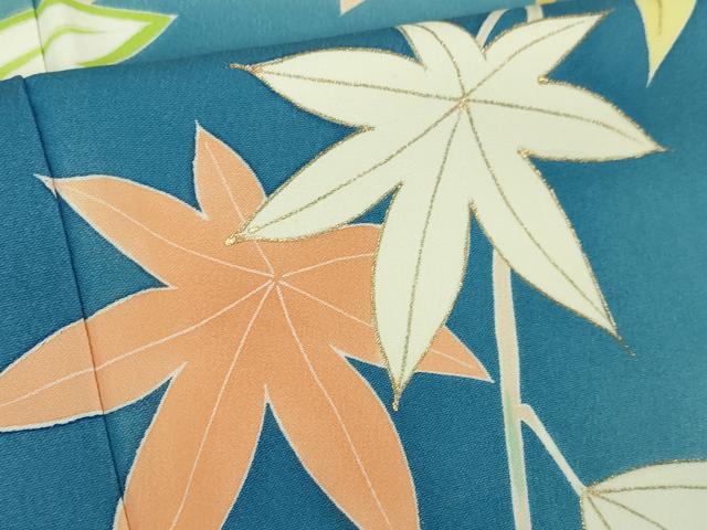 平和屋本店●極上 創業460年・千總 振袖 駒刺繍 枝垂れ吉祥花文 暈し染め 金彩 三越扱い 逸品 DZAA5047kh5
