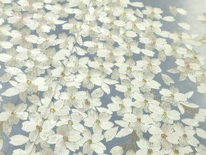平和屋本店●極上 訪問着 総刺繍 舞桜 暈し染め 金糸 逸品 DZAA5056kh5