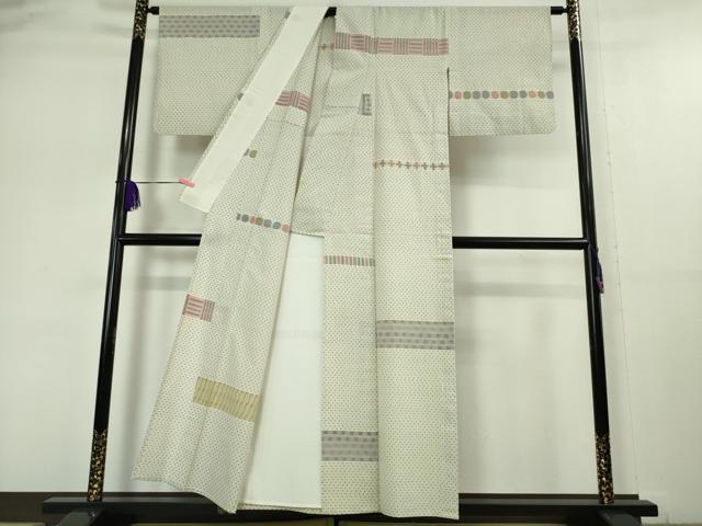 平和屋本店▽極上 綿薩摩 東郷織物謹製 手織 単衣 綿 逸品 DZAA5062kh5