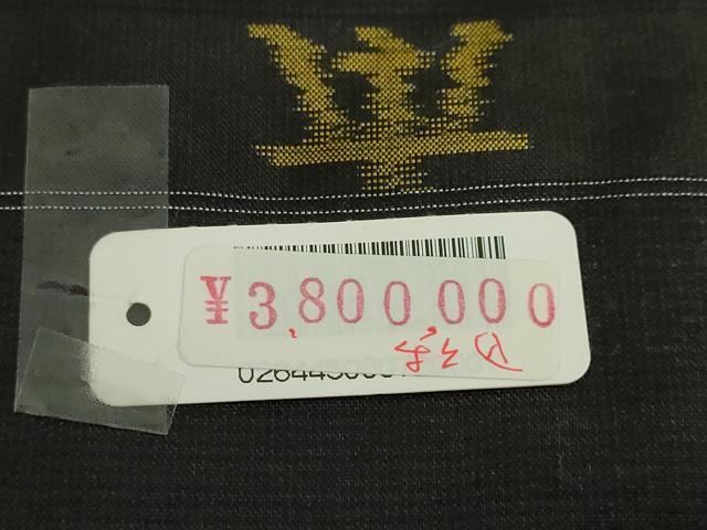 平和屋本店●極上 中国三大刺繍 スワトウ刺繍 総刺繍 本場縞大島紬 訪問着 黒地 上代380万 堀之内織物謹製 証紙付 逸品 未使用 DZAA5071kh5