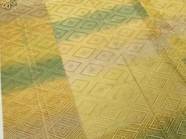 平和屋本店□極上 スリーシーズン 春夏秋 全通柄袋帯 南天唐草