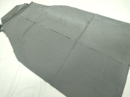 平和屋本店●極上 男性 人間国宝 甲田綏郎 精好仙台平 行灯袴 縞 逸品 DZAA5084kh5