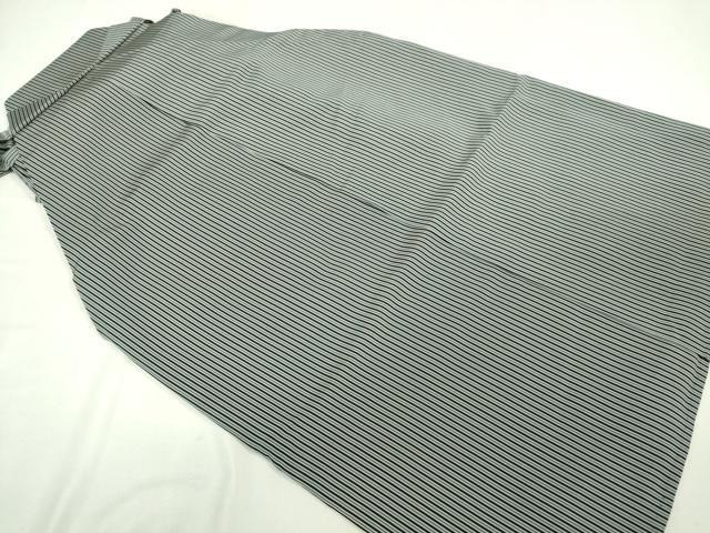 平和屋本店●極上 男性 人間国宝 甲田綏郎 精好仙台平 行灯袴 縞 逸品 DZAA5084kh5