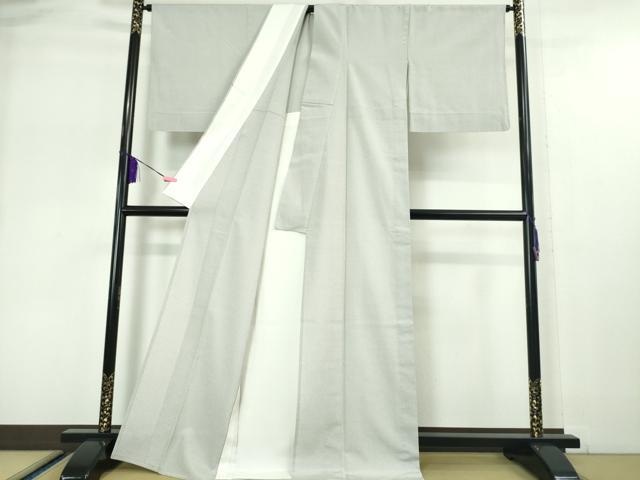 平和屋本店■極上　本塩沢　やまだ織　単衣　蚊絣　桑原タツノ作　証紙付き　逸品　DZAA5096kh5