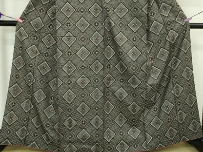 平和屋本店■希少　本場大島紬　龍郷絣　逸品　DZAA5099kh5