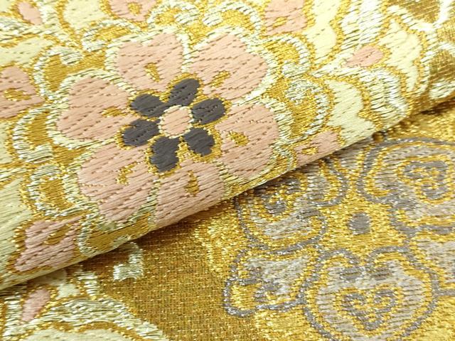 平和屋本店○極上 創業280年 誉田屋源兵衛 六通柄袋帯 唐織