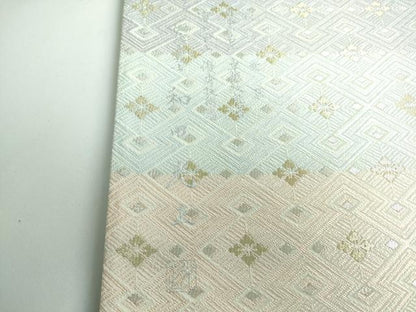 平和屋本店●極上 金彩友禅 卓越技能者・名工・和田光正 太鼓柄袋帯 雪華 金糸 逸品 DZAA5158kh5