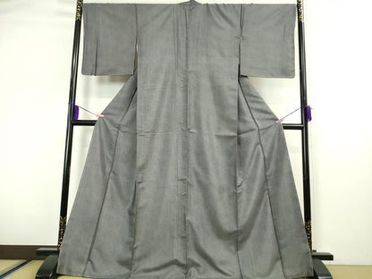平和屋本店●極上 江戸小紋 鮫小紋柄 黒地 逸品 未使用 DZAA5229kh5