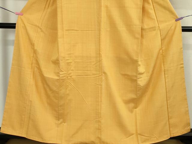 平和屋本店●極上 紅花紬 米沢 伝統工芸品 草木の色 米沢 白根沢謹製 証紙付き 逸品 未使用 DZAA5233kh5