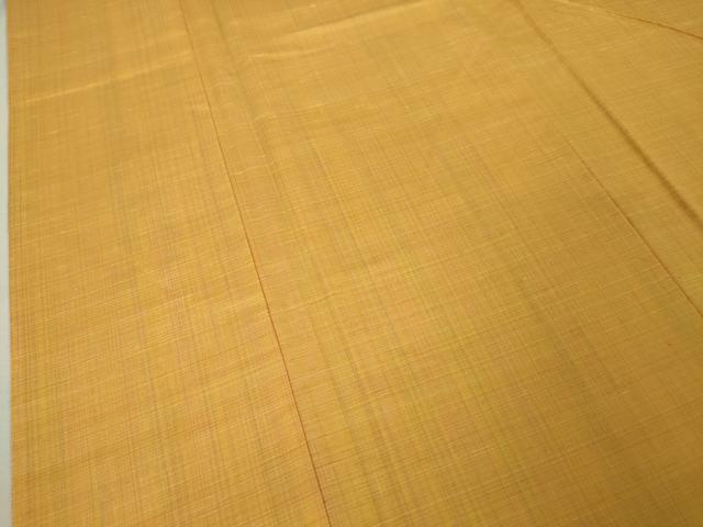 平和屋本店●極上 紅花紬 米沢 伝統工芸品 草木の色 米沢 白根沢謹製 証紙付き 逸品 未使用 DZAA5233kh5