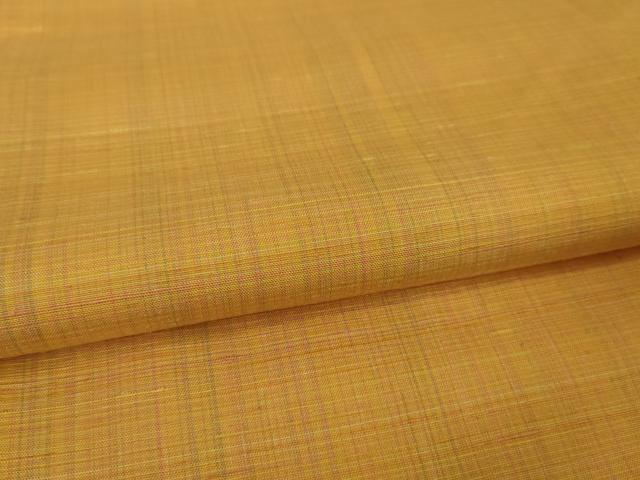 平和屋本店●極上 紅花紬 米沢 伝統工芸品 草木の色 米沢 白根沢謹製 証紙付き 逸品 未使用 DZAA5233kh5