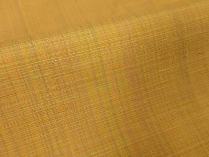 平和屋本店●極上 紅花紬 米沢 伝統工芸品 草木の色 米沢 白根沢謹製 証紙付き 逸品 未使用 DZAA5233kh5