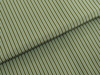 平和屋本店■極上　男性　馬乗り袴　縞　利休茶色×海松色　逸品　未使用　DZAA5248kh5