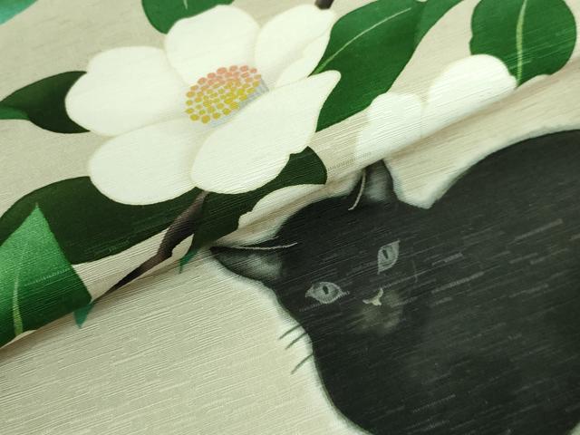 平和屋本店●極上 太鼓柄 京袋帯 WAKKA ワッカ 椿猫十郎 逸品 DZAA5256kh5