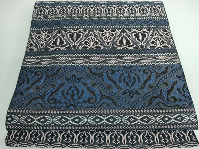 平和屋本店●極上 本場筑前博多織 八寸名古屋帯 横段花文 逸品 DZAA5261kh5