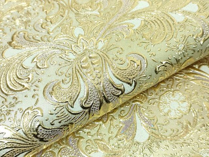 平和屋本店■極上　太鼓柄袋帯　洋花文　金彩　逸品　DZAA5323kh5