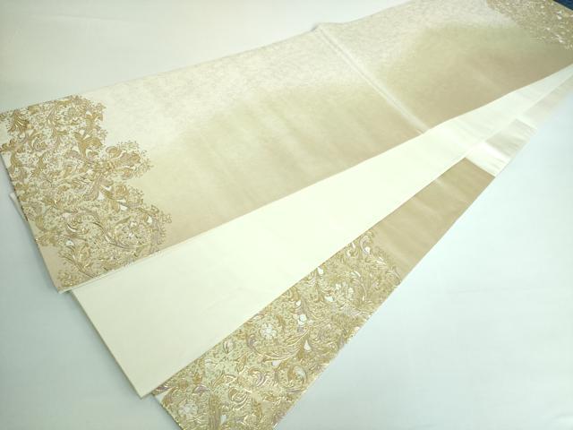 平和屋本店■極上　太鼓柄袋帯　洋花文　金彩　逸品　DZAA5323kh5