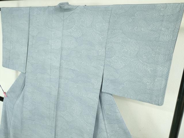 平和屋本店●極上 伝統工芸士 内田秀一 江戸小紋 立波文 高島屋扱い 逸品 DZAA5343kh5