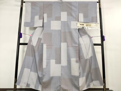 平和屋本店■極上　染織の名門　しょうざん  峰玉紬　証紙付き　逸品　未使用　DZAA5357kh5