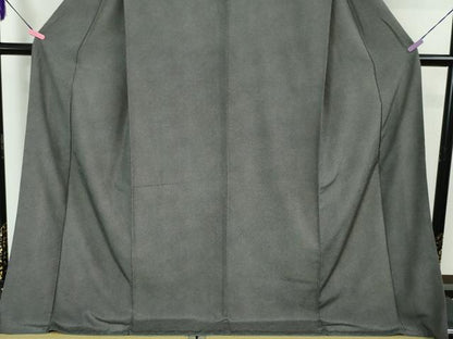 平和屋本店●極上 江戸小紋 鮫小紋柄 黒地 ロング丈 逸品 DZAA5368kh5