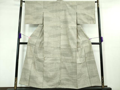 平和屋本店■極上　本場結城紬　重要無形文化財　100亀甲　名物裂　三越扱い　逸品　未使用　DZAA5370kh5