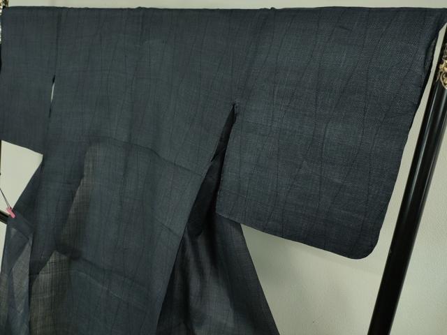 平和屋本店■極上　夏物　重要無形文化財　本場宮古上布　苧麻　立涌文　逸品　DZAA5379kh5
