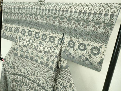 平和屋本店■極上　中国三大刺繍　スワトウ刺繍　汕頭刺繍　訪問着　鳳凰更紗花文　暈し染め　金彩　さが美扱い　逸品　DZAA5383kh5