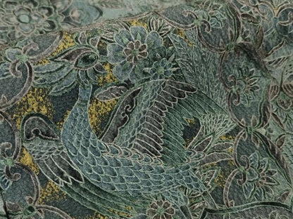 平和屋本店■極上　中国三大刺繍　スワトウ刺繍　汕頭刺繍　訪問着　鳳凰更紗花文　暈し染め　金彩　さが美扱い　逸品　DZAA5383kh5