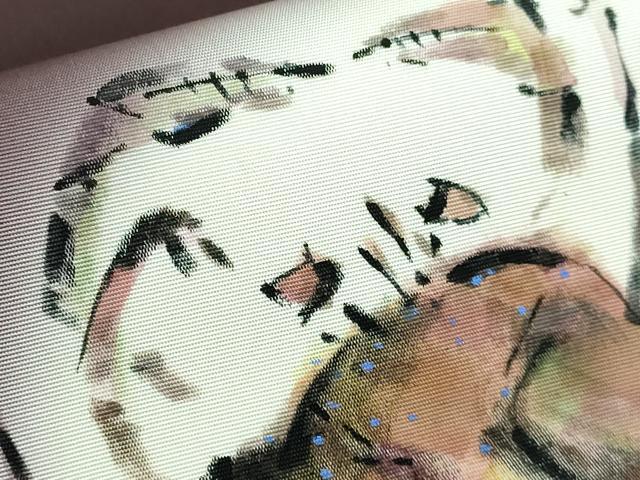 平和屋本店●極上 北大路魯山人 塩瀬 九寸名古屋帯 手描き カニ 蟹 黒鳶色地 逸品 DZAA5438kh5