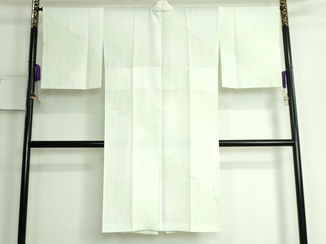 平和屋本店●上質な長襦袢 無双仕立て 枝花文 逸品 未使用 DZAA5504kh5