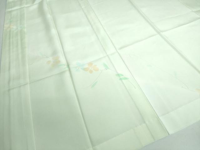 平和屋本店●上質な長襦袢 無双仕立て 枝花文 逸品 未使用 DZAA5504kh5