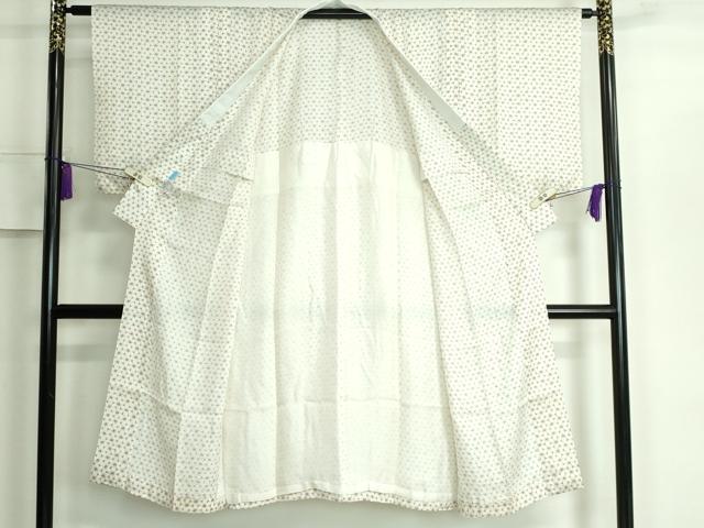 平和屋本店■上質な長襦袢　単衣　麻の葉　逸品　未使用　DZAA5507kh5