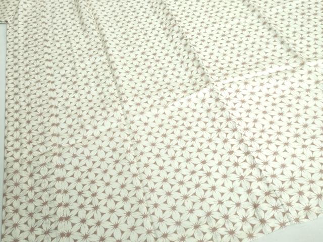 平和屋本店■上質な長襦袢　単衣　麻の葉　逸品　未使用　DZAA5507kh5