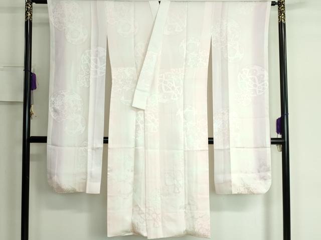 平和屋本店●振袖用長襦袢 袷 花毬地紋 逸品 未使用 DZAA5508kh5
