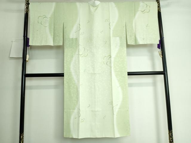 平和屋本店■上質な長襦袢　袷　作家物　京爛慢　舞花文　暈し染め　逸品　未使用　DZAA5520kh5