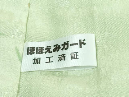 平和屋本店■上質な長襦袢　袷　作家物　京爛慢　舞花文　暈し染め　逸品　未使用　DZAA5520kh5