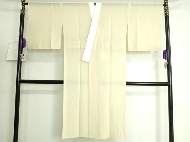 平和屋本店■夏物　長襦袢　変わり絽　淡黄色　逸品　DZAA5529kh5