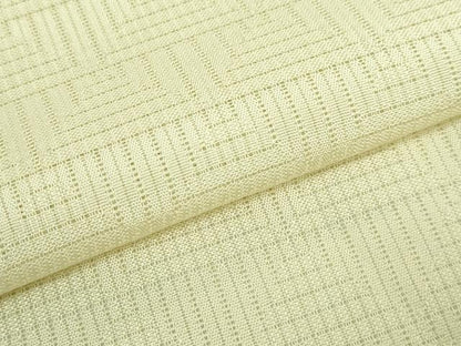 平和屋本店■夏物　長襦袢　変わり絽　淡黄色　逸品　DZAA5529kh5