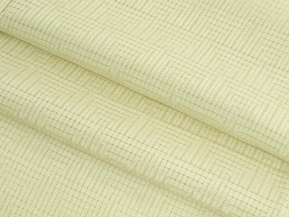 平和屋本店■夏物　長襦袢　変わり絽　淡黄色　逸品　DZAA5529kh5