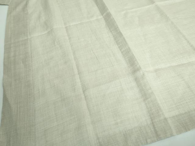 平和屋本店■夏物　小千谷本麻絽　長襦袢　利休茶色地　逸品　DZAA5530kh5