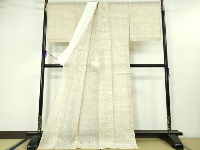 平和屋本店＊極上 夏物 結城紬 夏結城 100亀甲 明石謹製 証紙付き 逸品 DZAA5531kh5
