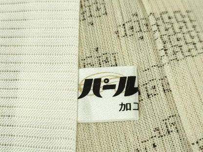 平和屋本店＊極上 夏物 結城紬 夏結城 100亀甲 明石謹製 証紙付き 逸品 DZAA5531kh5