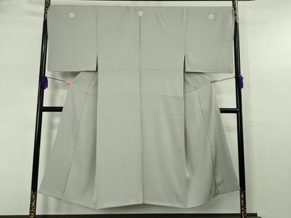 平和屋本店■極上　男性　色紋付　羽織セット　白鼠色　逸品　DZAA5534kh5