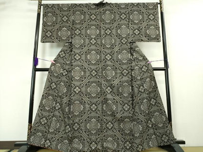 平和屋本店●希少 本場大島紬 龍郷絣 逸品 DZAA5593kh5