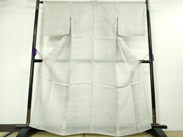 平和屋本店■極上　夏物　石川県指定無形文化財　能登上布　本麻手織上布　100亀甲　総詰め　逸品　未使用　DZAA5595kh5