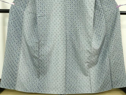平和屋本店■極上　紬　漢方染　蜘蛛絞り　健勝苑扱い　逸品　未使用　DZAA5627kh5