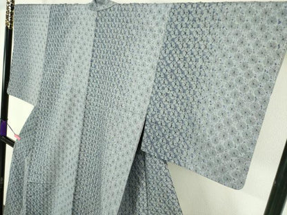 平和屋本店■極上　紬　漢方染　蜘蛛絞り　健勝苑扱い　逸品　未使用　DZAA5627kh5